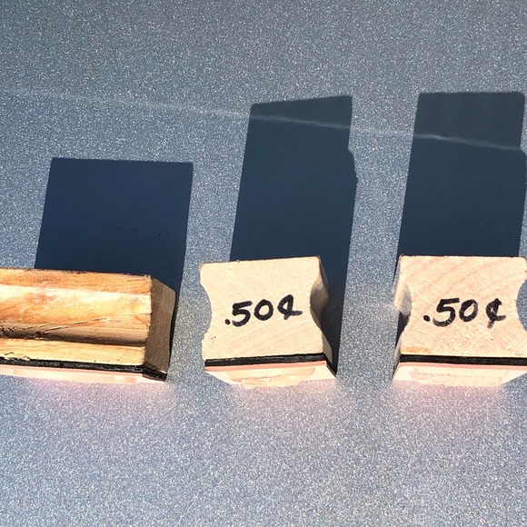 PRINCESS THEME WOOD MOUNTED RUBBER INK STAMPS - LOT OF 3 2" X 1 3/8" - Picture 7 of 12